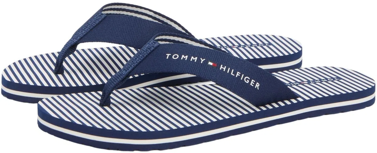 Tommy Hilfiger Th Ithaca Stripe Summer Sandal Fw0fw09192 ChanclasMujer