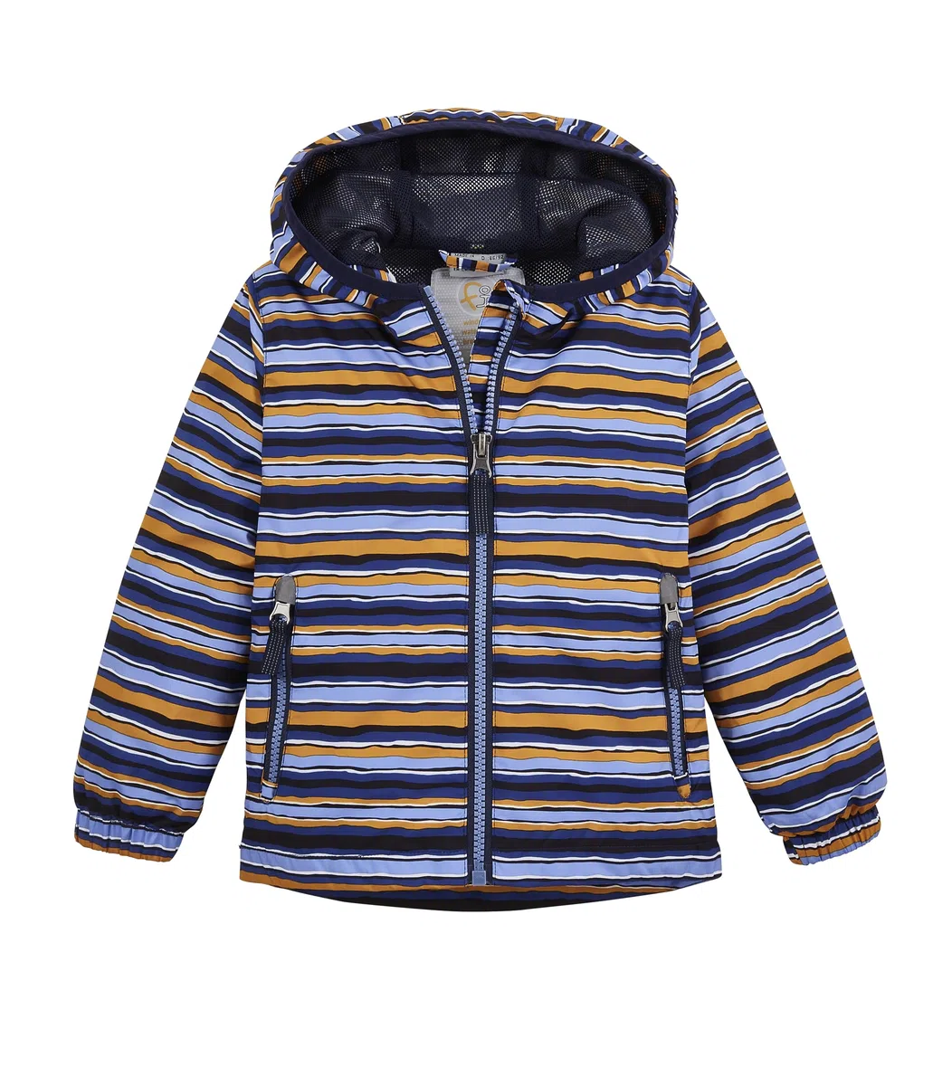 first instinct by killtec - FIOS 56 MNS JCKT, Chaqueta funcional con capucha/chaqueta para niños impermeable Unisexo, hellbraun,
