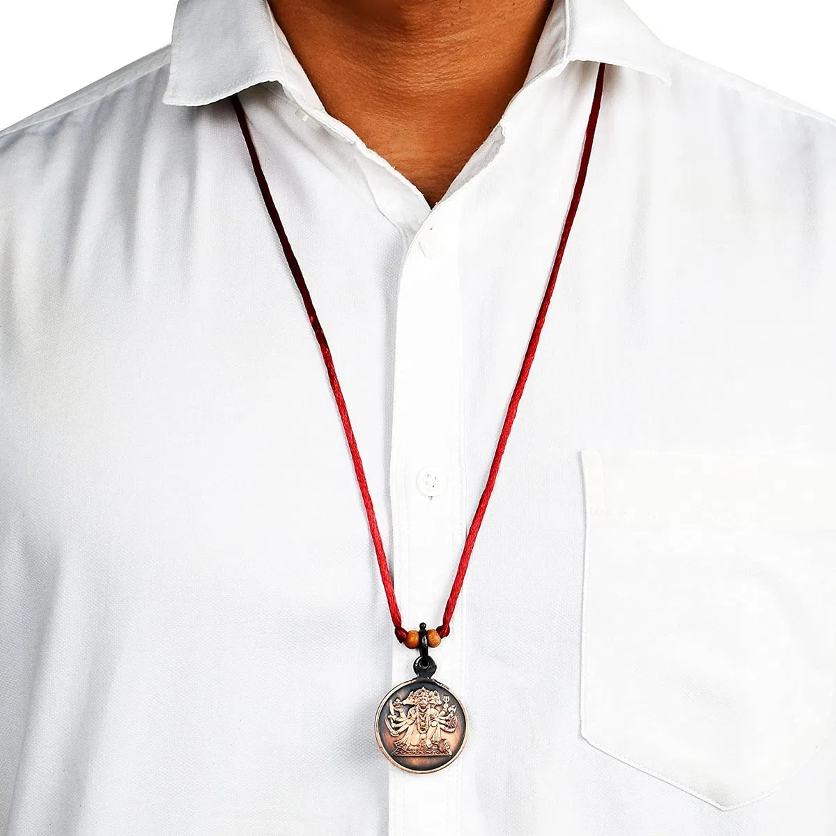 Hanuman Yantra Locket - Cobre