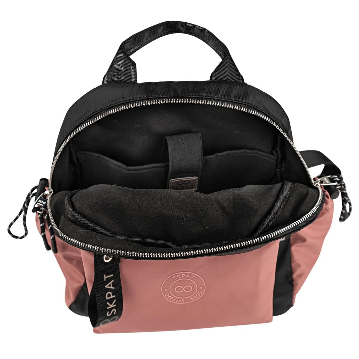 SKPAT - Bolso Mochila Mujer Elegante Tipo Casual Moderna Para Vestir Mochilas Mujer Estilo Urbano Mochila Negra Mujer Pequeña Ideal Para Uso Diario