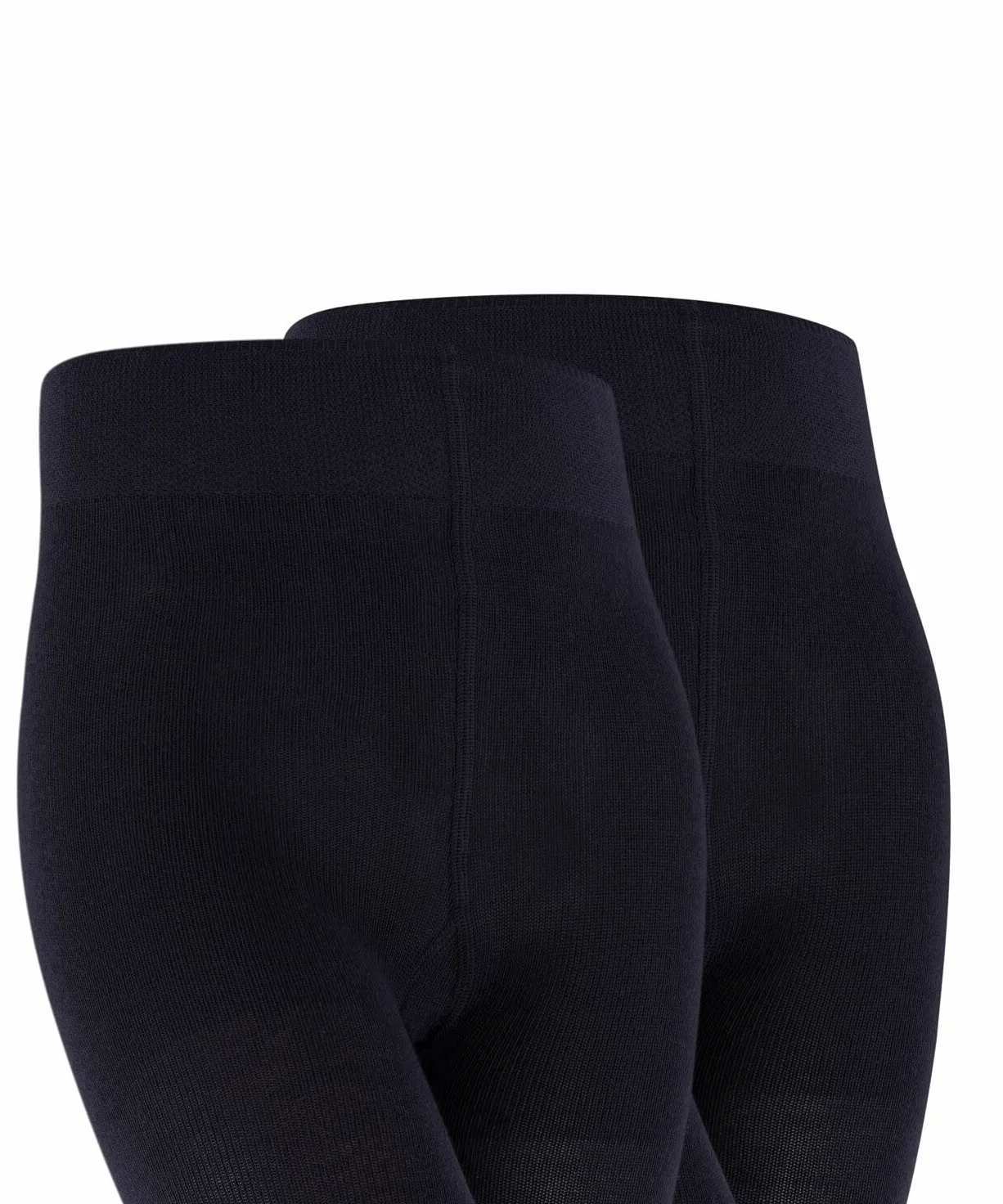 FALKE unisex niños Family 2-Pack pantimedias transpirable algodón opaco cintura confort ajuste perfecto costura plana resistente para dedos sin presión multipack 2 piezas