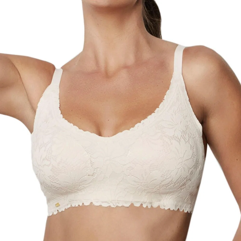 Selmark - 10910 Sujetador Triangular Color: Blanco Talla: XL