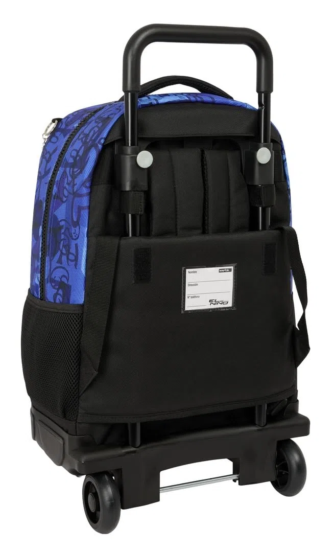 Safta EL NIÑO Roller - Mochila Grande con Ruedas, Compacta, Extraíble, Ideal para Niños de Diferentes Edades, Cómoda y Versátil, Calidad y Resistencia, 33x22x45 cm