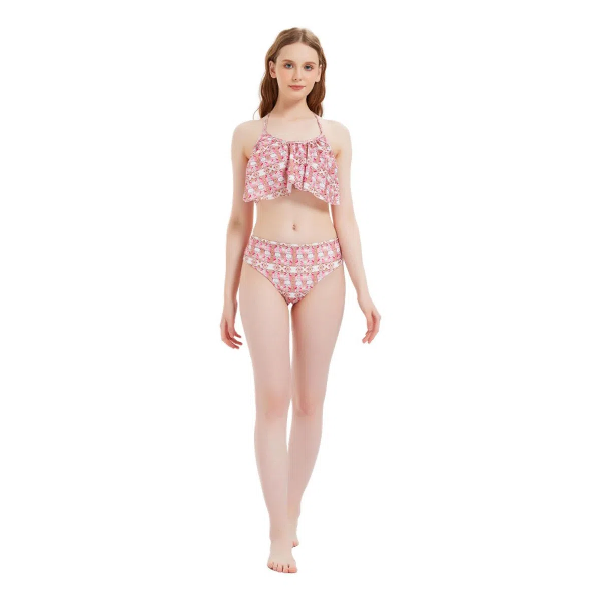 Lindo Conjunto Conjuntos Para NiñAs DiseñO Elegante Y Moderno Ideal Para Piscina Y Mar.,G-130