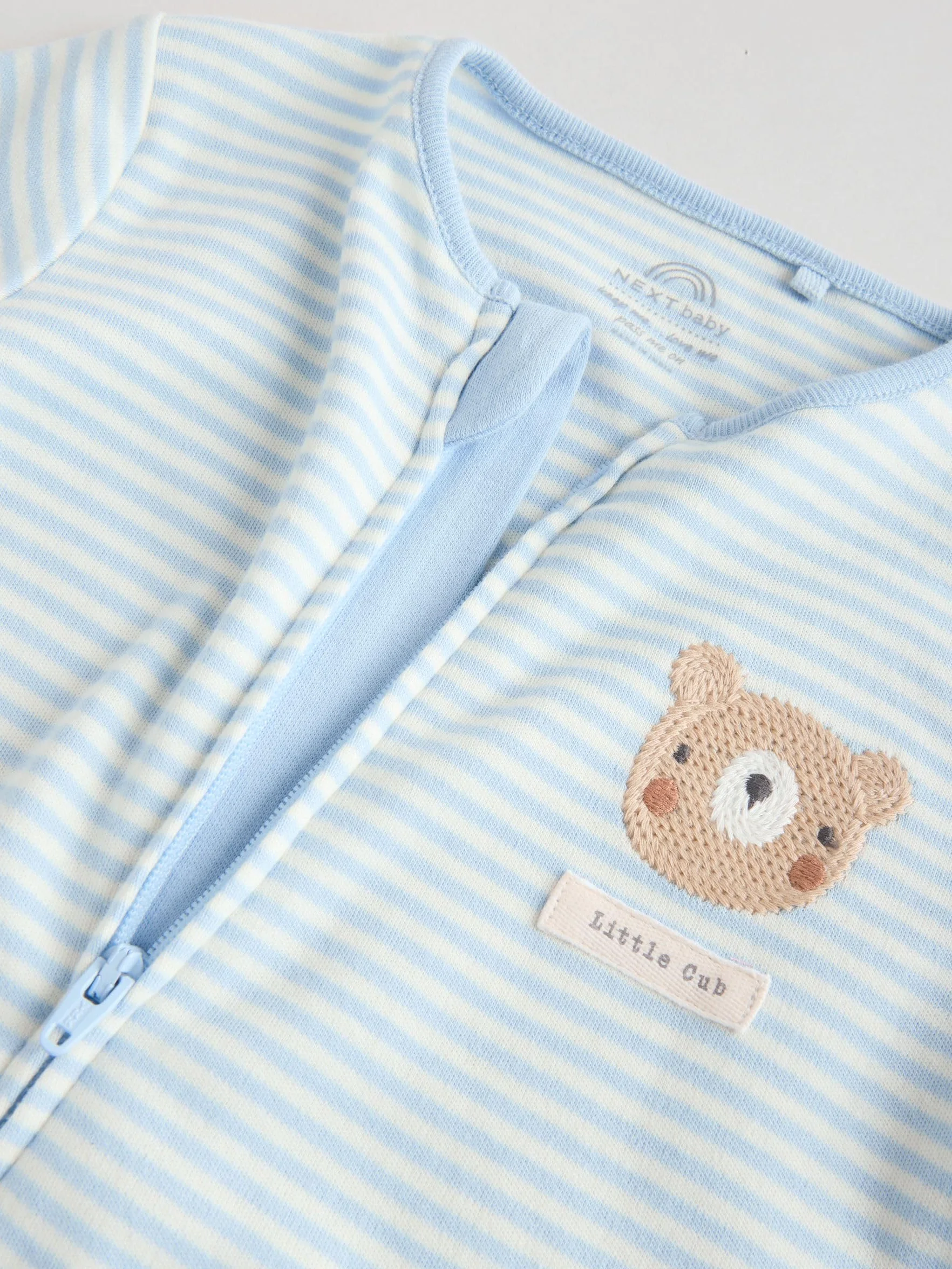 NEXT Bebés niño Pack de 3 Pijamas Tipo Pelele con Cremallera para bebé