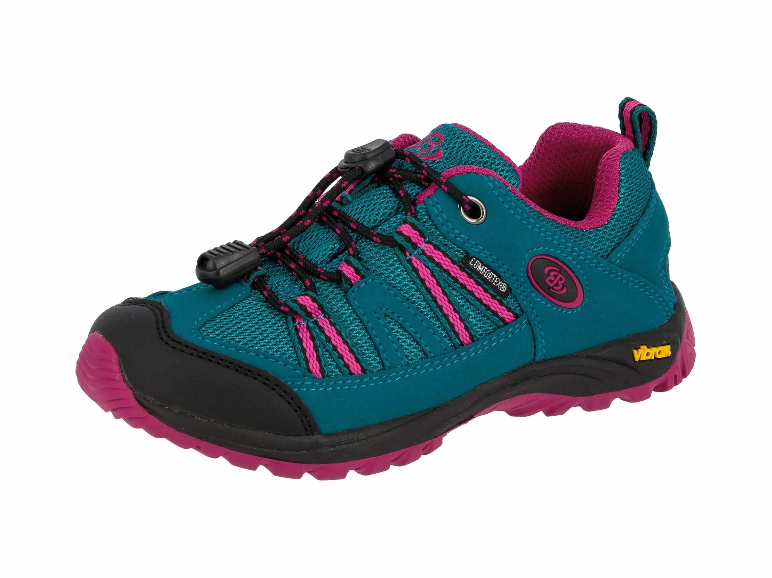 Brütting Zapatillas de Senderismo Unisex para niños Ohio Low Trekking & Senderismo, Turquesa Rosa., 28 EU