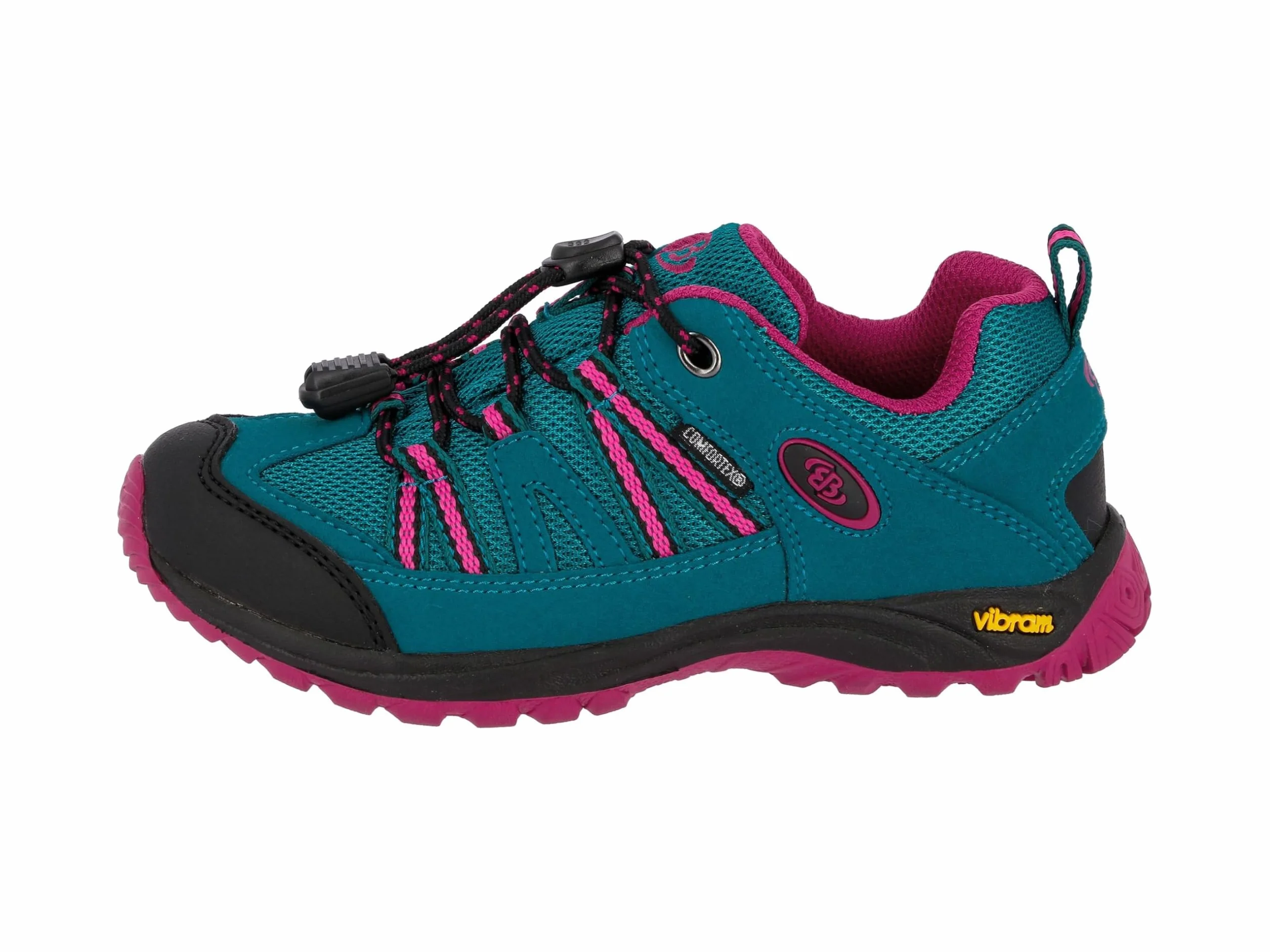Brütting Zapatillas de Senderismo Unisex para niños Ohio Low Trekking & Senderismo, Turquesa Rosa., 28 EU