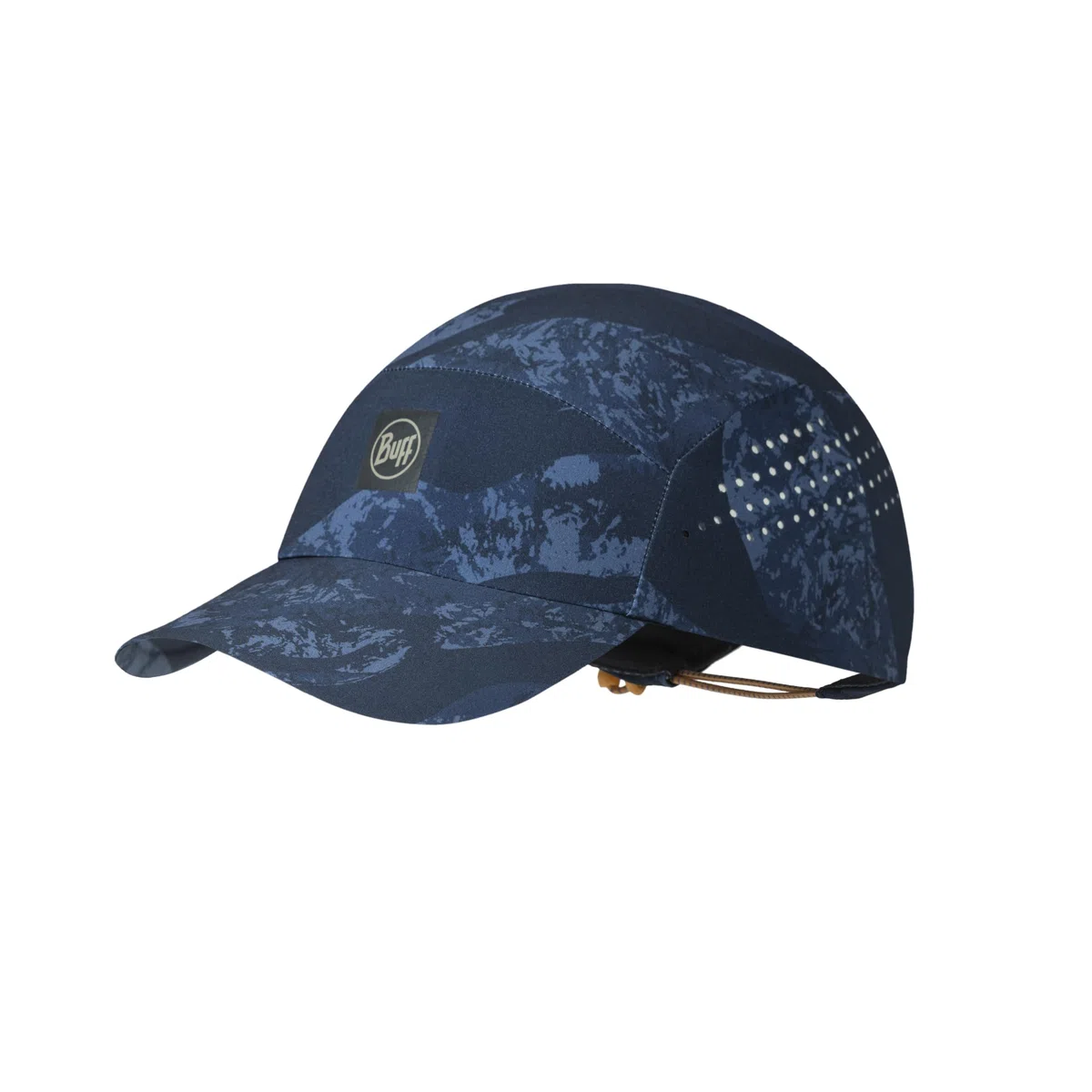 Buff®| Gorra Pack Speed Hombre Mujer Adulto Flexible, UPF50, Elemento Reflectante, Comoda, Elastica, Correr, Ventilacion, Plegable, L/XL, Azul Oscuro