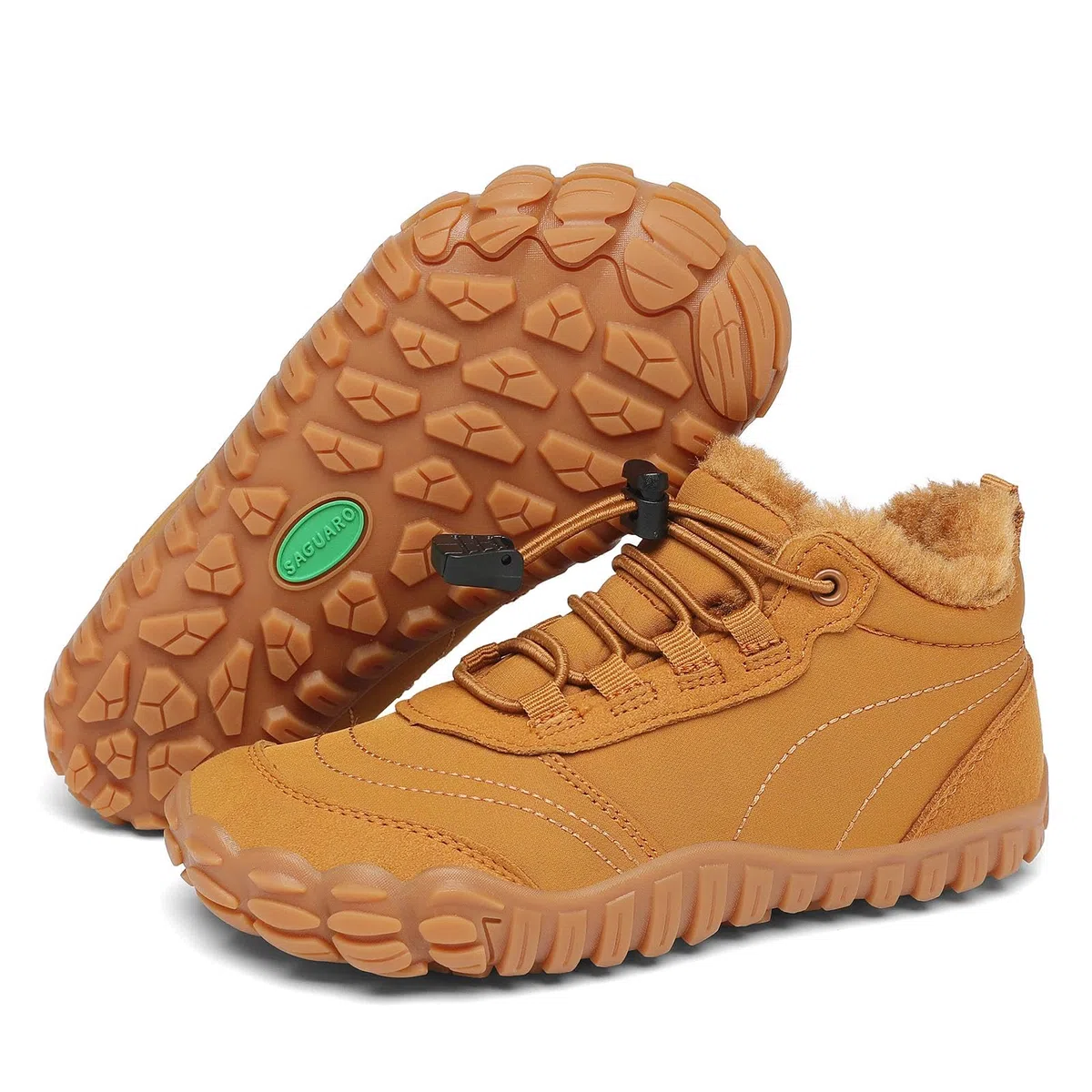 Botas de Nieve Niño Barefoot Zapatillas Niña Cómodas y Abrigadas Antideslizante Botas de Invierno Gr.26-36