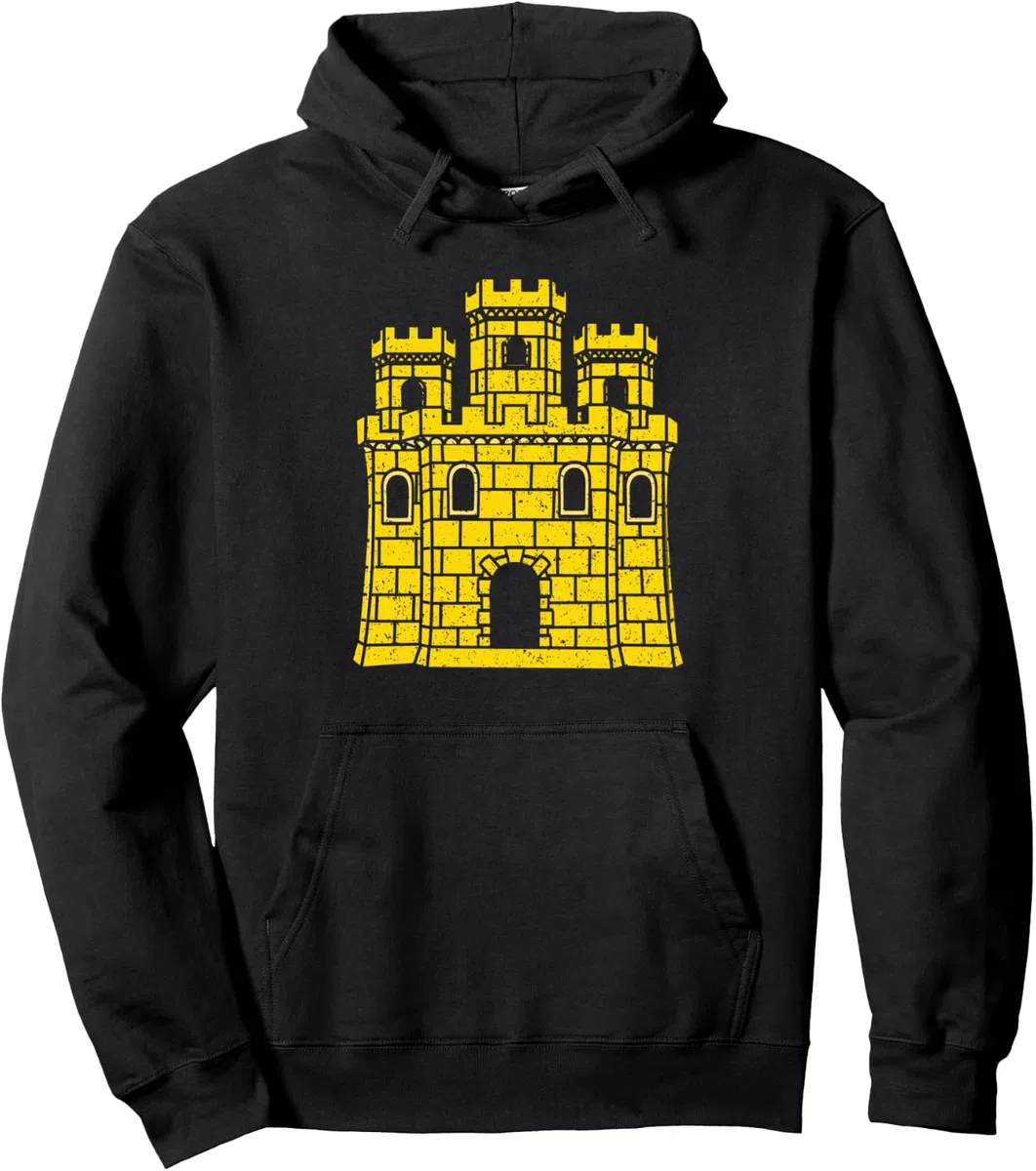 REINO DE CASTILLA ESPAÑA BANDERA CASTILLO SÍMBOLO CASTILIANO Sudadera con Capucha