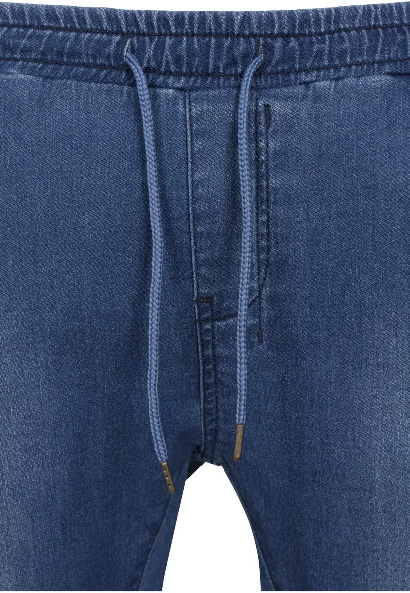 Urban Classics Pantalón de chándal Knitted Denim Hombre Pantalones de Deporte Azul