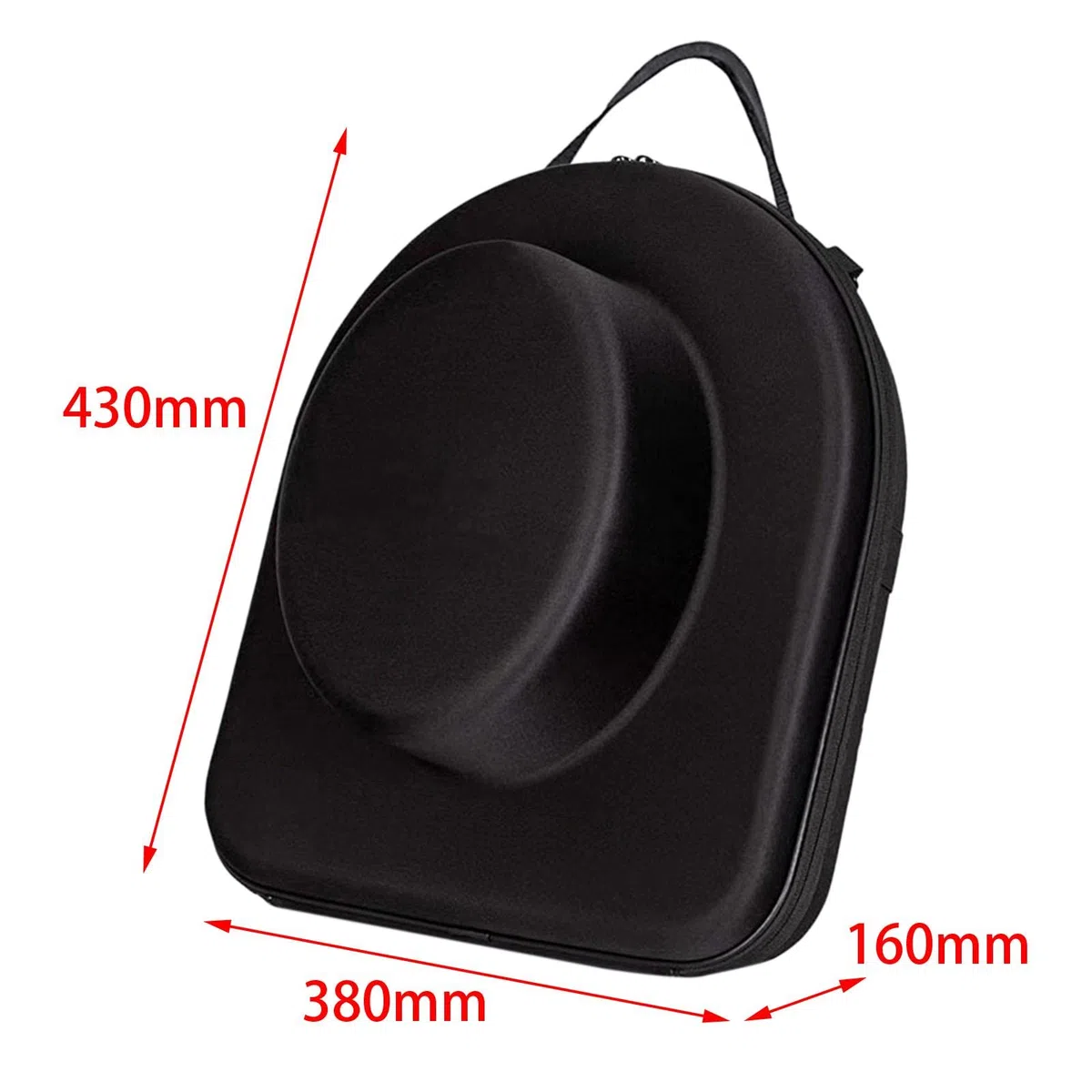 kowaku Sombrero de Vaquero Caja de Almacenamiento Organizador Bolsa Portador EVA Sombrero Estuche Sombrero Titular Bolsa de Viaje