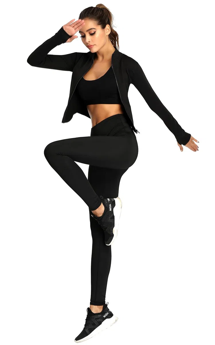 SEAUR Chaqueta de running para mujer, corte ajustado, chaqueta deportiva de verano, transpirable, de secado rápido, sudadera para fitness, yoga, tallas S, M, L, XL, 2XL