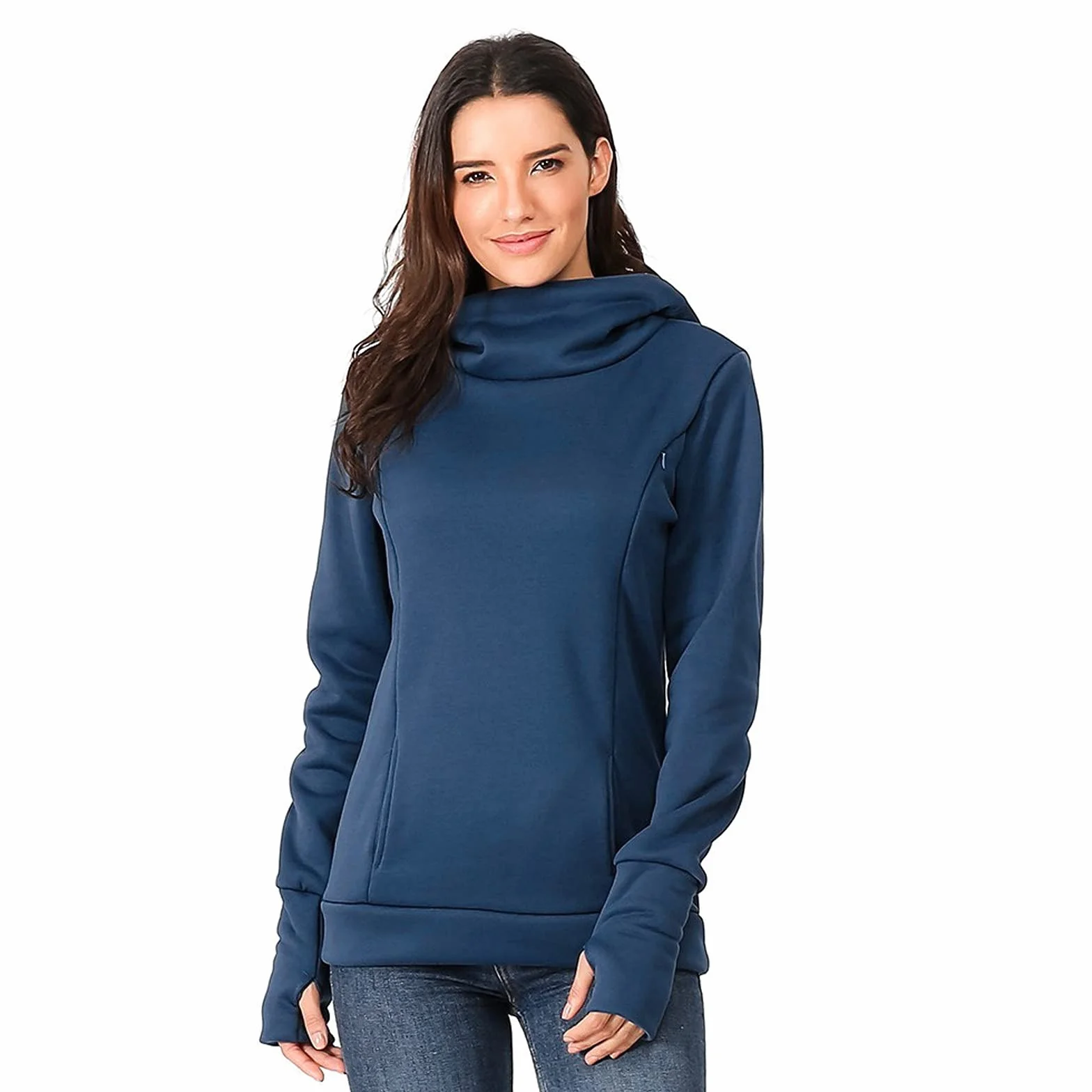 Chaqueta de invierno para mujer, suéter de punto, sudadera con capucha Y20K, sudaderas con capucha, ropa de maternidad, lactancia con capucha, blusa larga de maternidad para mujer, parte
