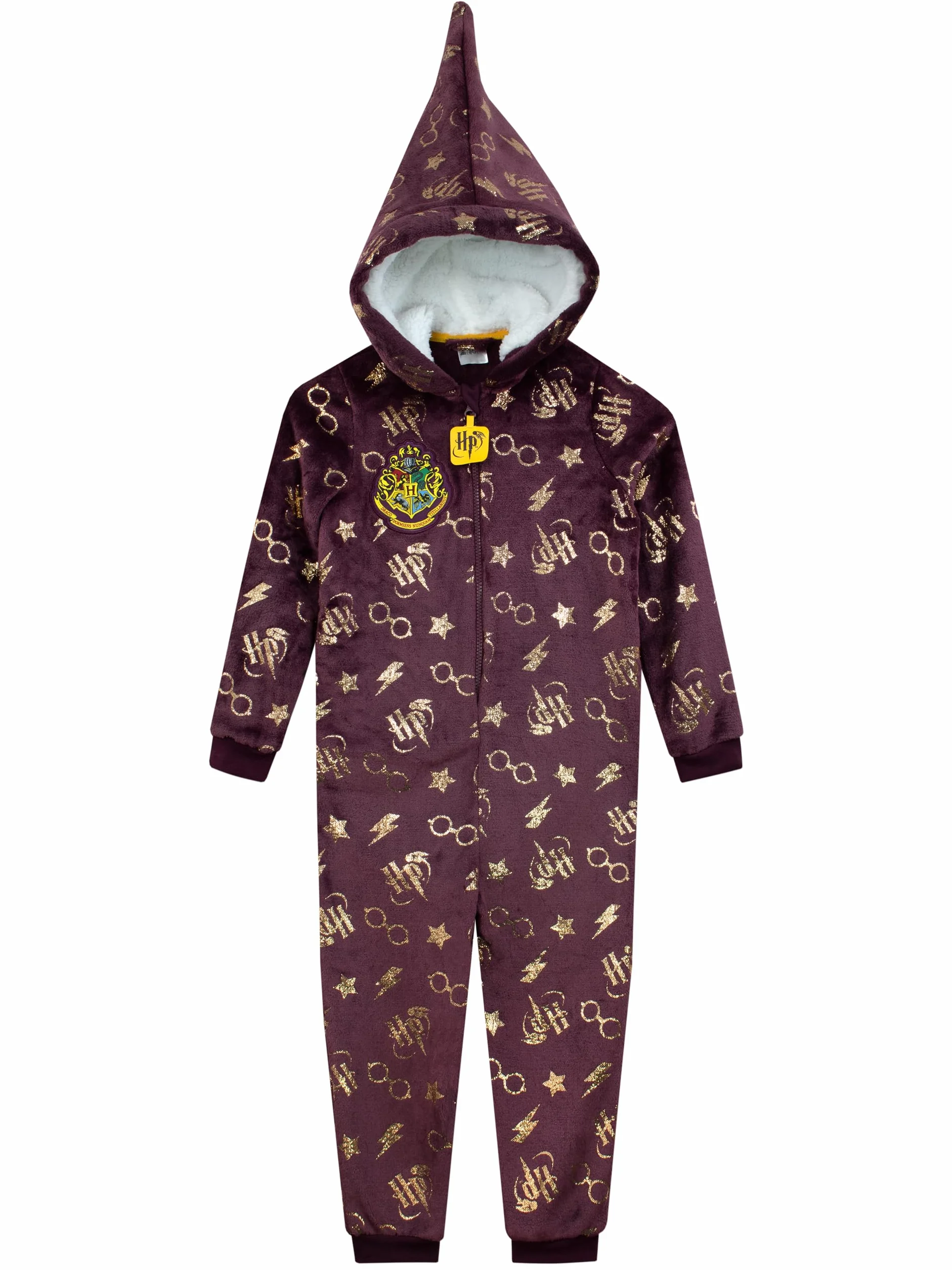 Harry Potter Mono niñas | Monos de Hogwarts para niñas | Pijamas de Gryffindor | 5 a 13 años | Mercancía Oficial