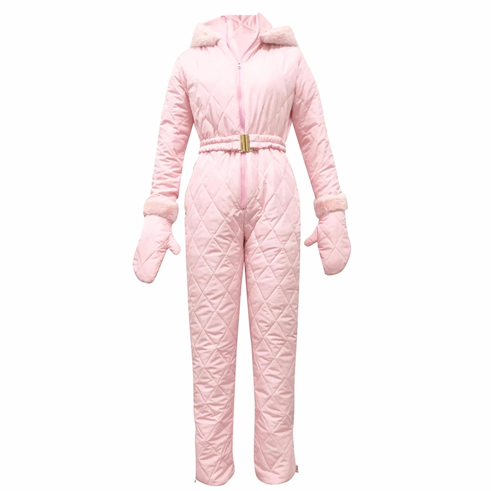 OnaiC Traje de esquí para mujer, traje de nieve elegante, mono de esquí para mujer, mono de nieve, con capucha, resistente al viento, mono de esquí, impermeable, con cremallera, chaqueta de snowboard