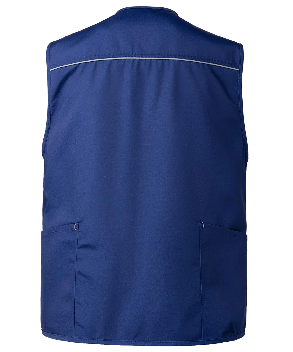 Chaleco de Trabajo para Hombre Verano Chaleco Multibolsillos Chaqueta Sin Mangas de Trabajo para Carpintero