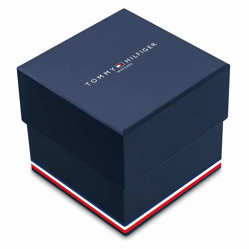 Tommy Hilfiger Reloj Analógico de Cuarzo Multifunción para Mujer con Correa de Acero Inoxidable