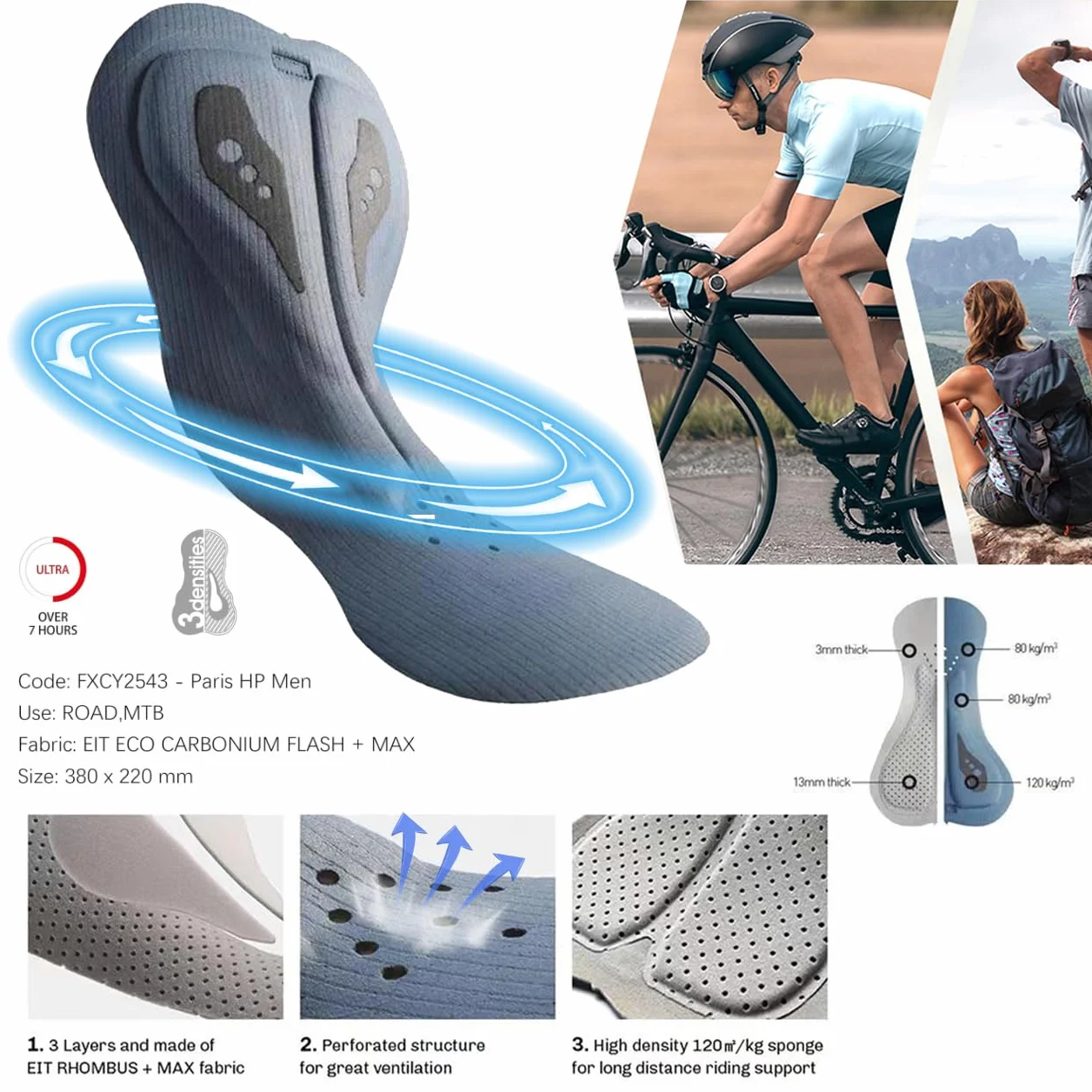 Traje de triatlón para hombre de manga corta＋Acolchado profesional de competición，diseño de triatlón，Traje de Ciclismo, Traje de Velocidad，traje de natación para bicicleta