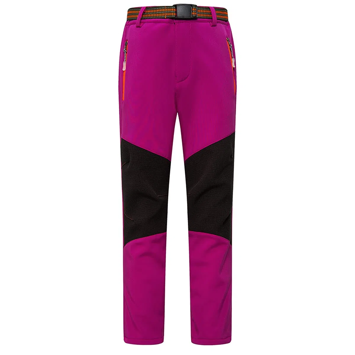 Daysskk Pantalones de softshell para niños, forro polar, para exteriores, cálidos, para invierno, para la nieve, pantalones de senderismo para niños y niñas, resistentes al agua, 100-170