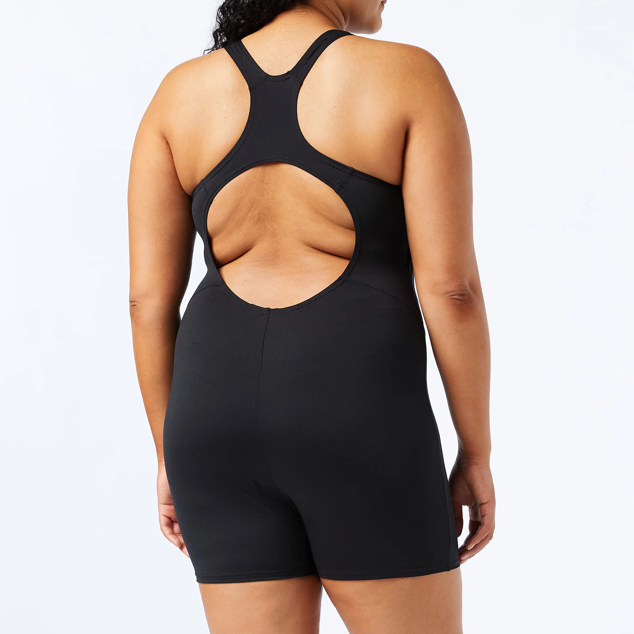 Speedo Mujer Eco Endurance+ Legsuit Swimsuit| Chlorine Resistant | Recycled Fabric | Swim Fitnes | Training | Holiday, Black, 42