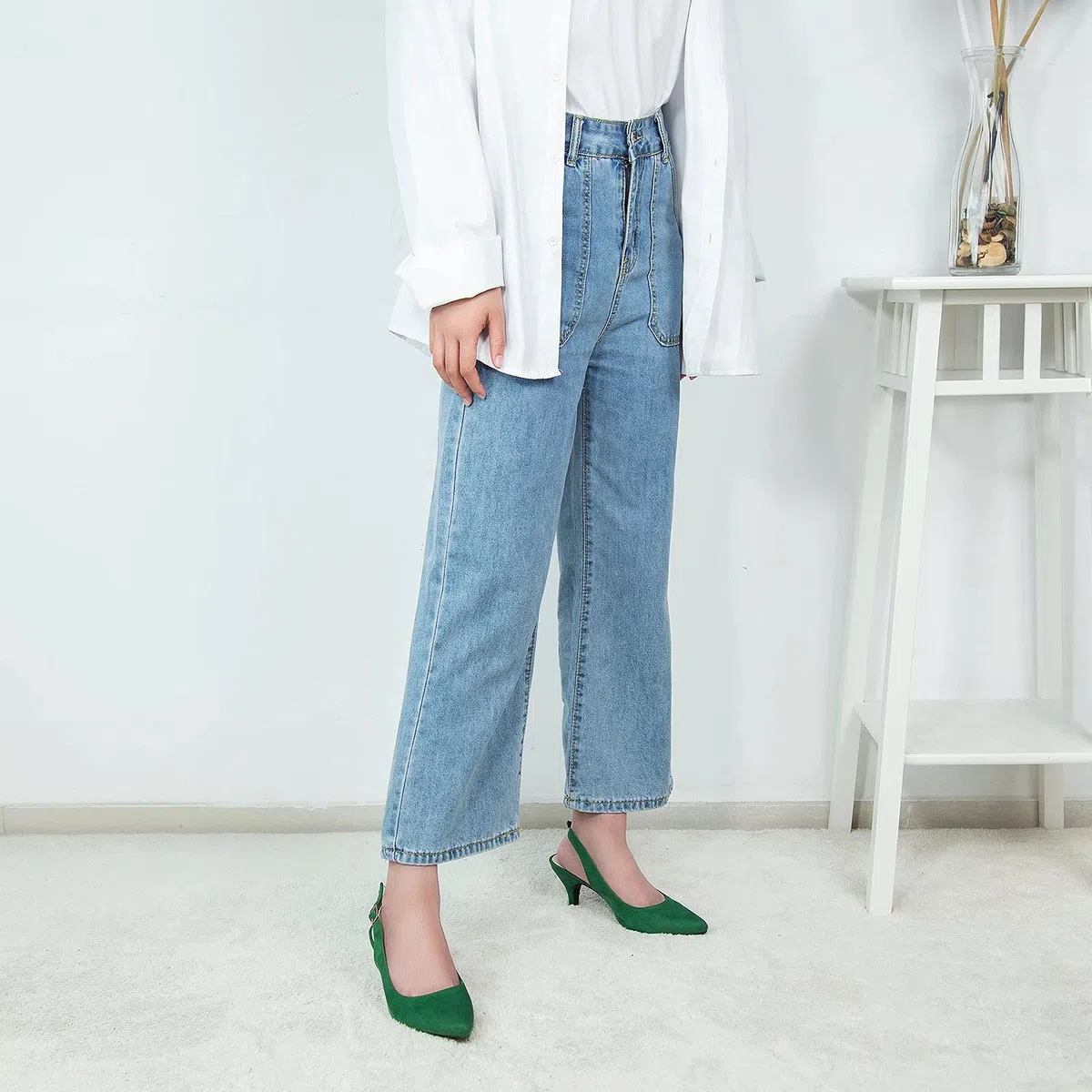 Greatonu Zapatos de Tacón Clásicos Espigones con Hebillas y Tiras en la Parte Trasera para Mujer 36-41 EU