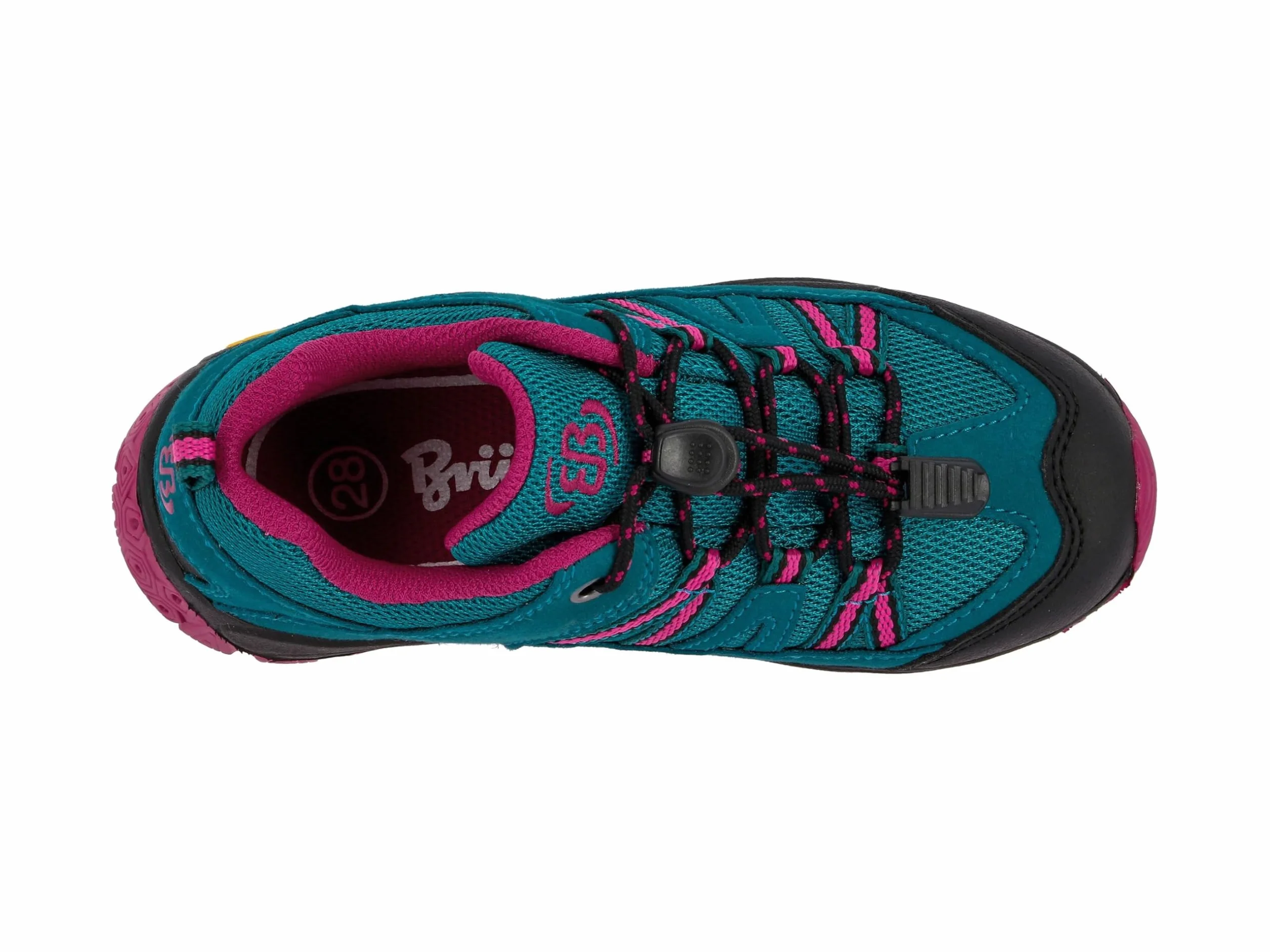 Brütting Zapatillas de Senderismo Unisex para niños Ohio Low Trekking & Senderismo, Turquesa Rosa., 28 EU