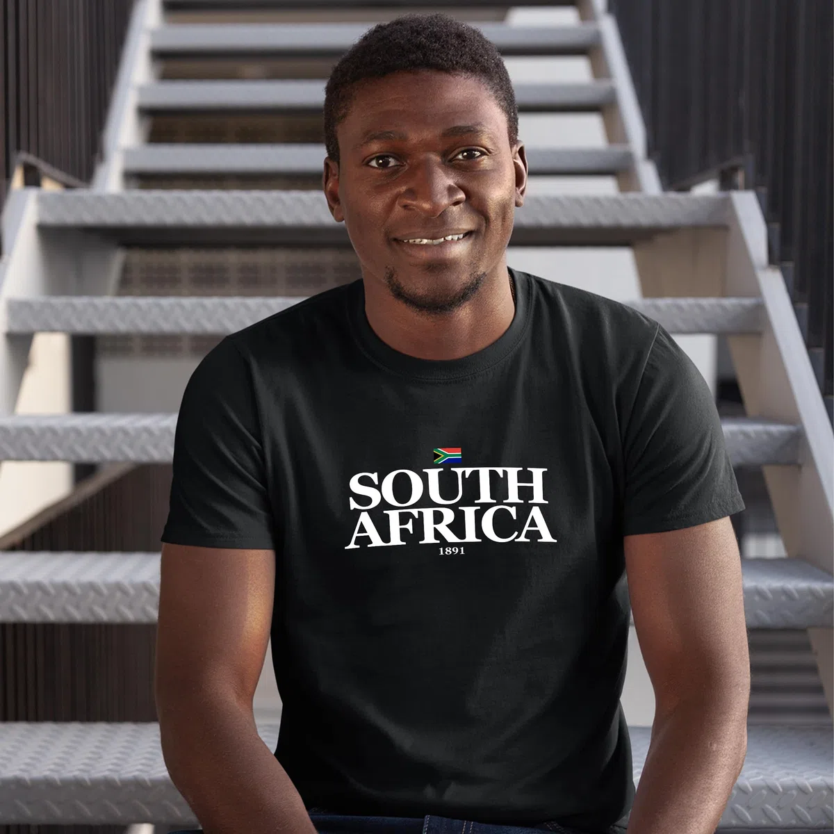 Sudáfrica 1891 - Camiseta para hombre, diseño retro de rugby