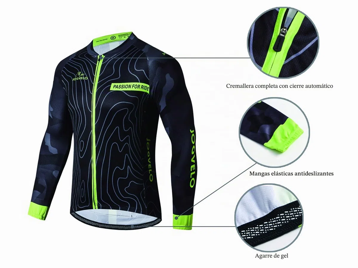 Maillot Ciclismo, Ropa Ciclismo Invierno para Hombre