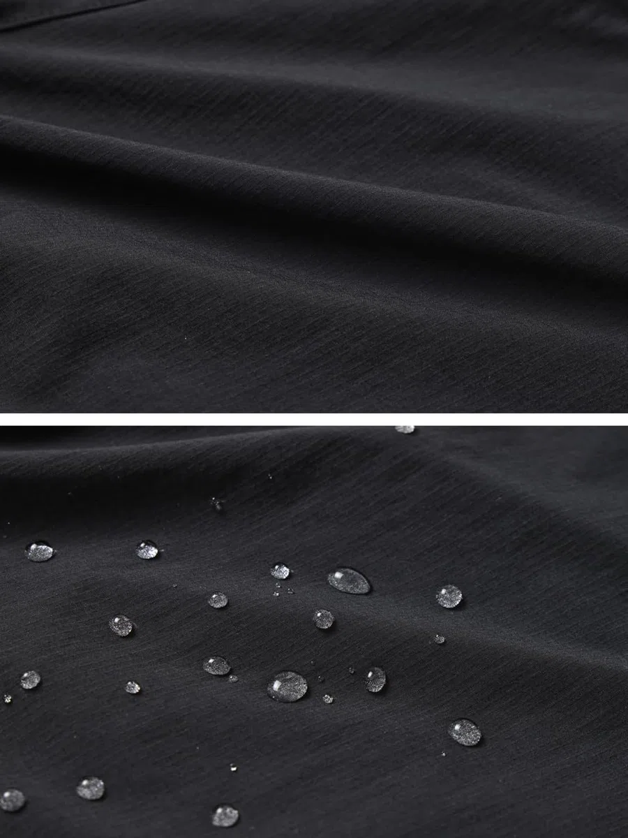 Tansozer Pantalones Cortos de Senderismo Mens con Bolsillo con Cremallera Outdoor Senderismo montañismo Verano Pantalones Cortos