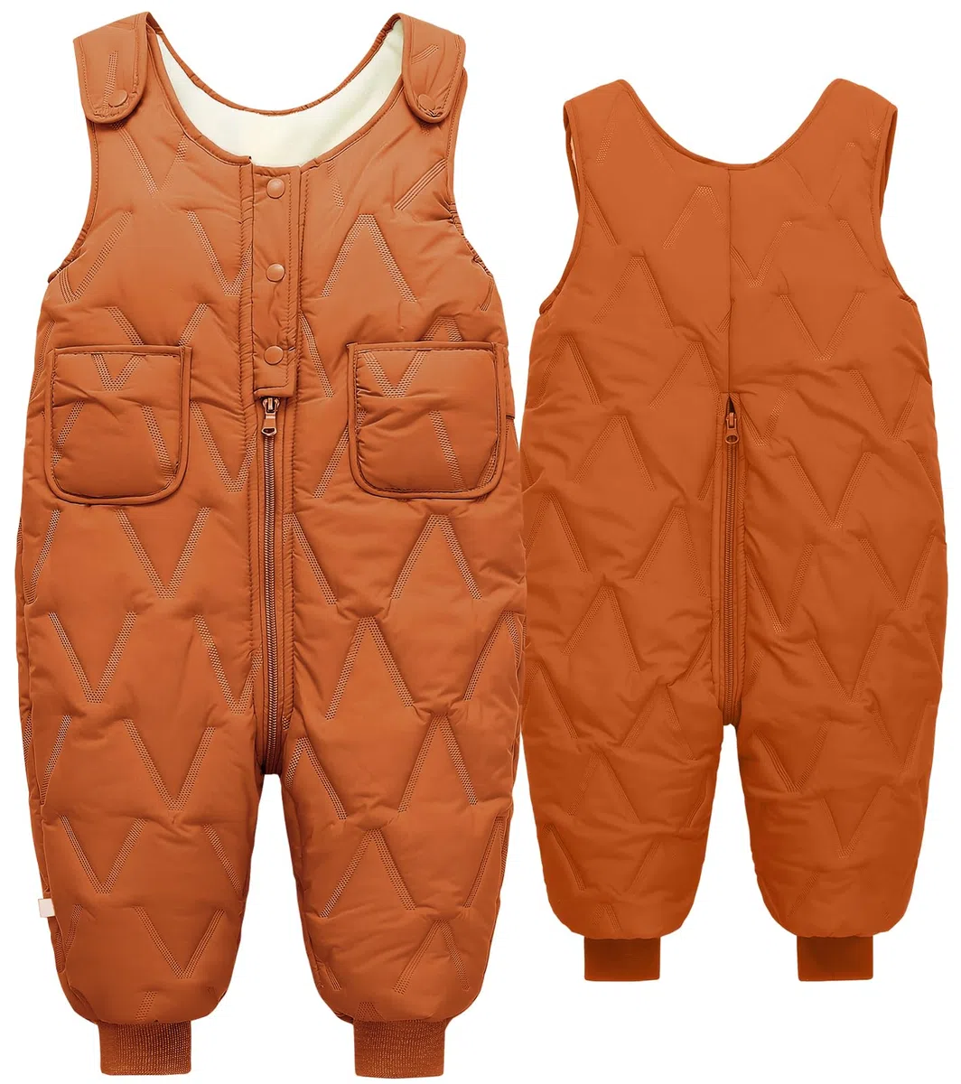 SEAUR Pantalones de invierno para bebé, ligeros, gruesos, cálidos, pantalones de esquí para niños pequeños, pantalones de esquí de invierno, resistentes al viento, pantalones para exteriores, 70-110