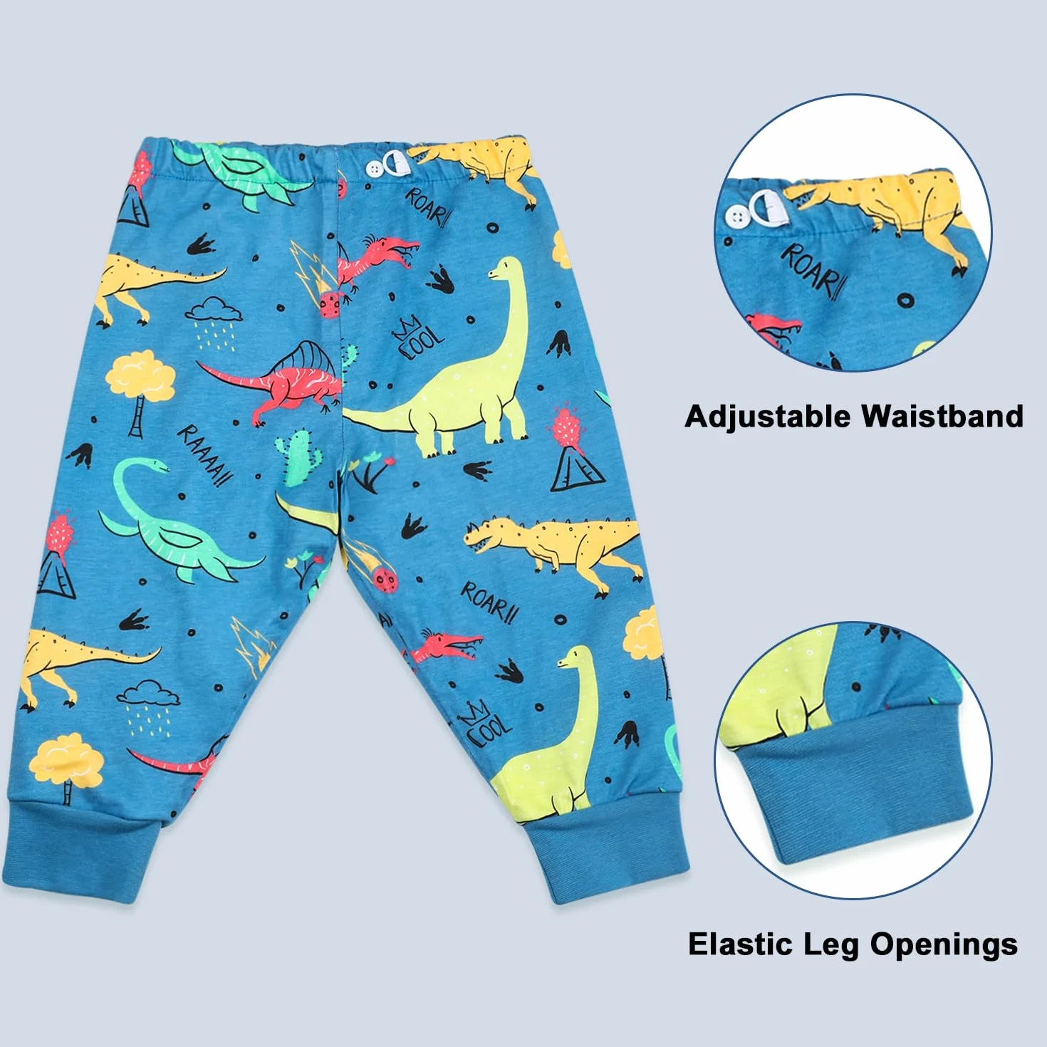 MOEMOE BABY Calzones de Entrenamiento Algodón Pantalones de Entrenamiento para bebé Pantalones de pañales Reutilizables 2 Paquetes, M/3-5años