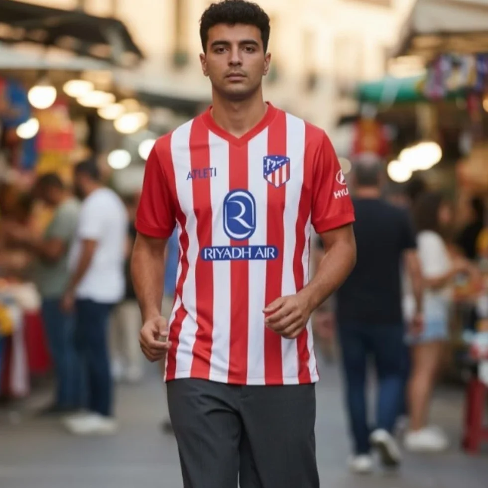 Camiseta Atlético de Madrid Primera equipación Temporada 2023-2024 réplica Oficial - Tallas Adulto