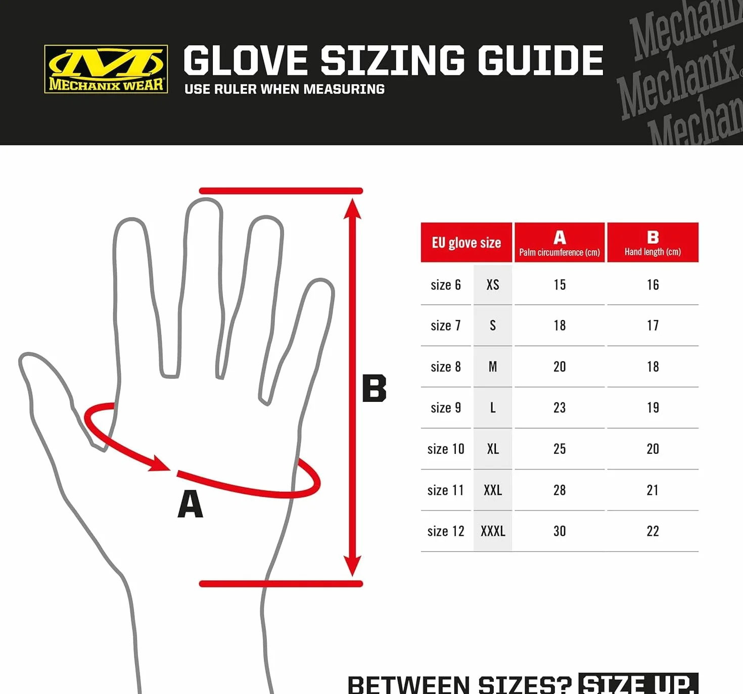 Mechanix Wear - Original Work Guantes (Large, Negro)