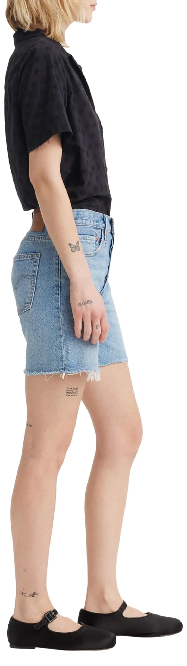 Levi'S 501 Mid Thigh Lightweight Pantalones Cortos Mujer