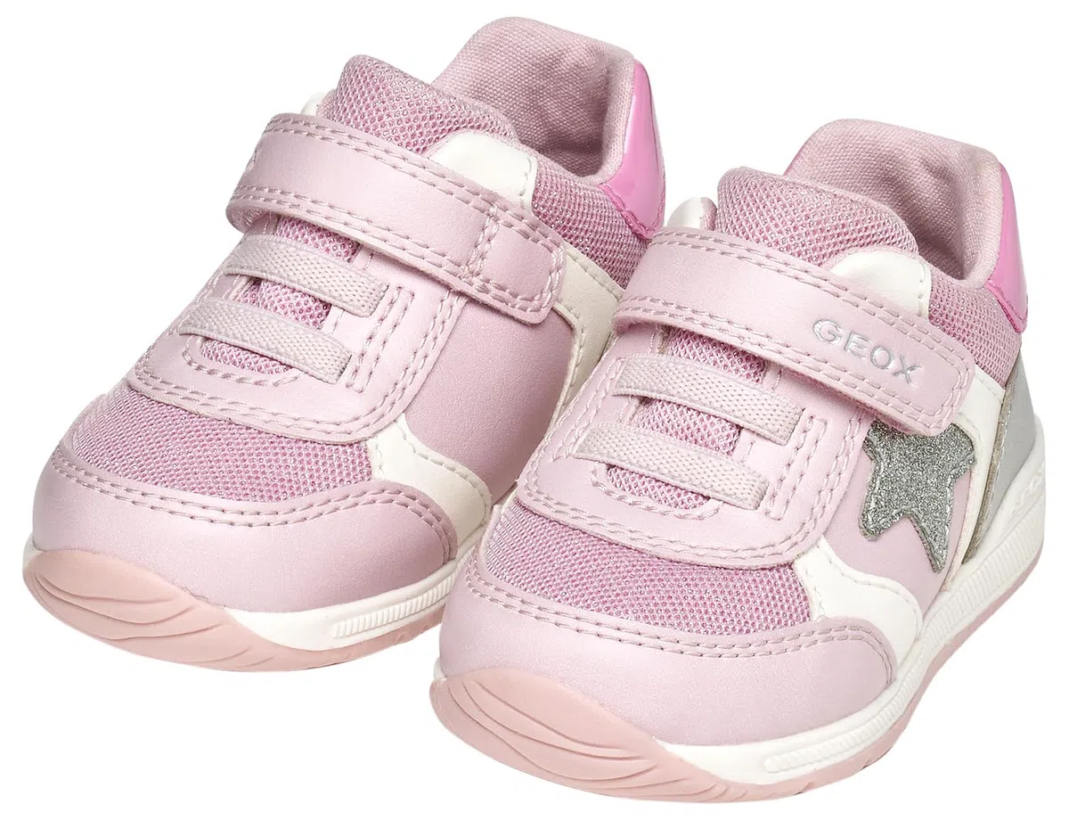 Geox B Rishon Girl A, Zapatillas Bebé-Niñas
