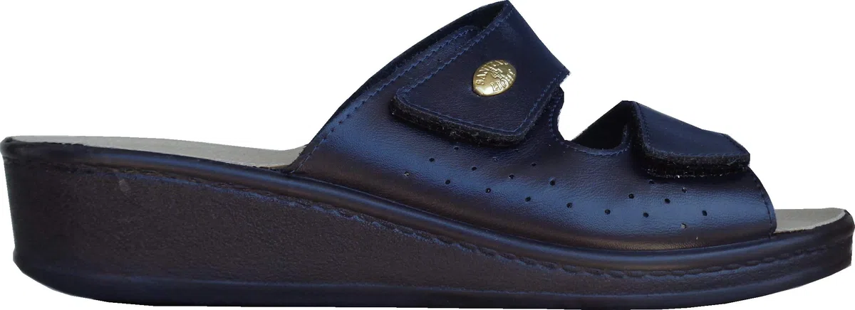 SANITAL LIGHT - 1375 - Zapatilla de Casa en Cuero | Comodidad Italiana | Suela de Poliuretano Ligera | Plantilla en Piel Anatómica Anti-Shock