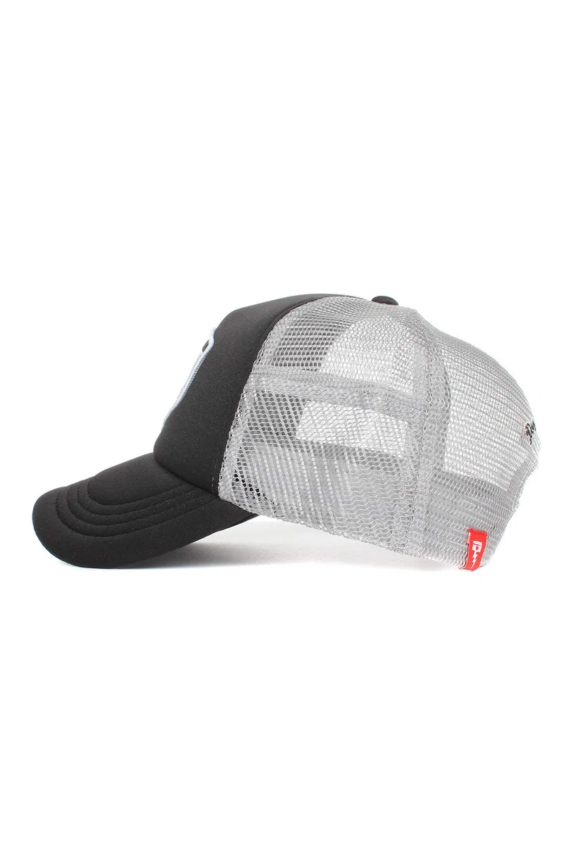 Gorra Trucker Baylands de Deus Ex Machina - Negro sobre Negro