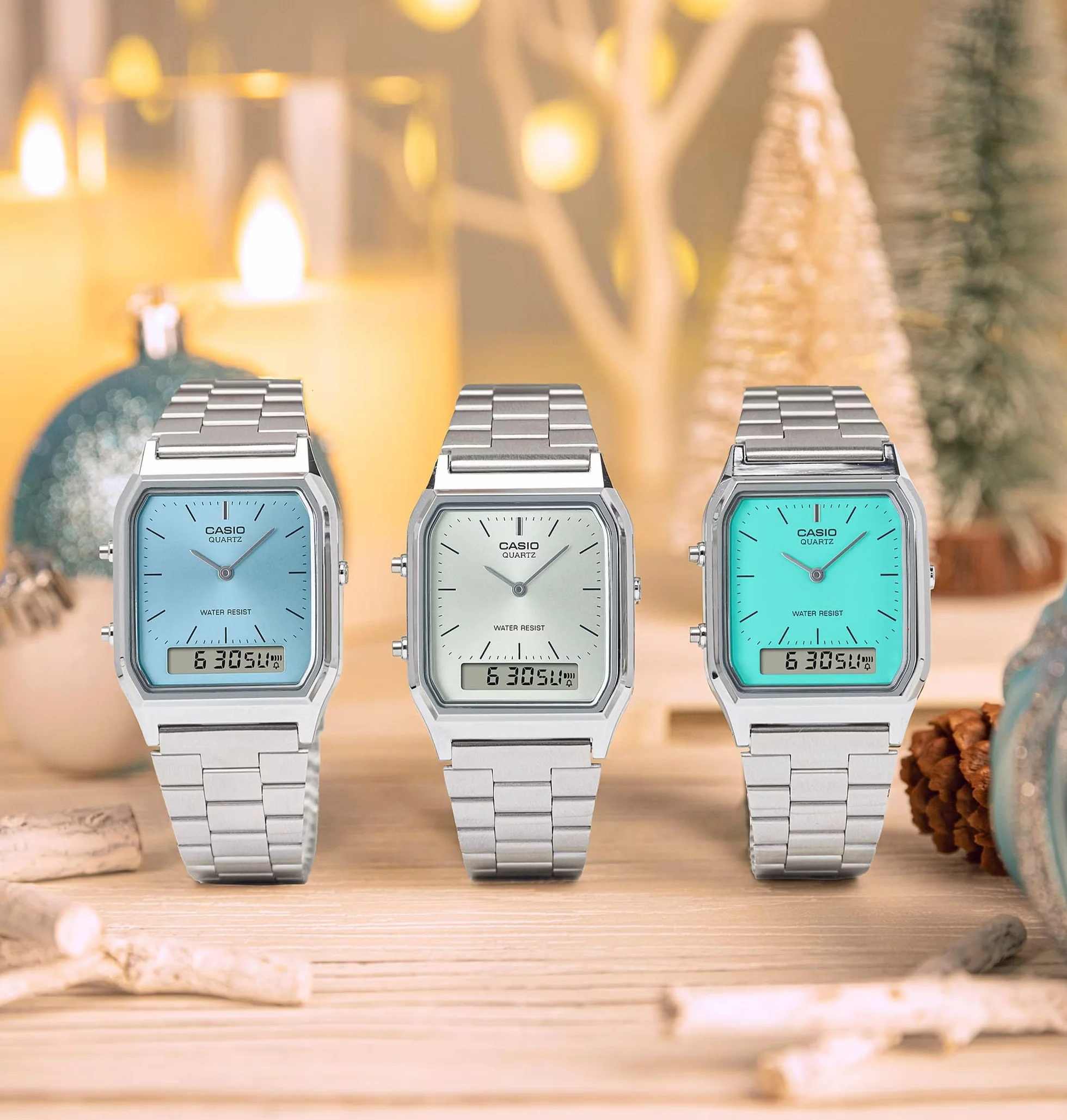 Casio Collection AQ-230A-2A1MQYES reloj Segundo Huso Horario