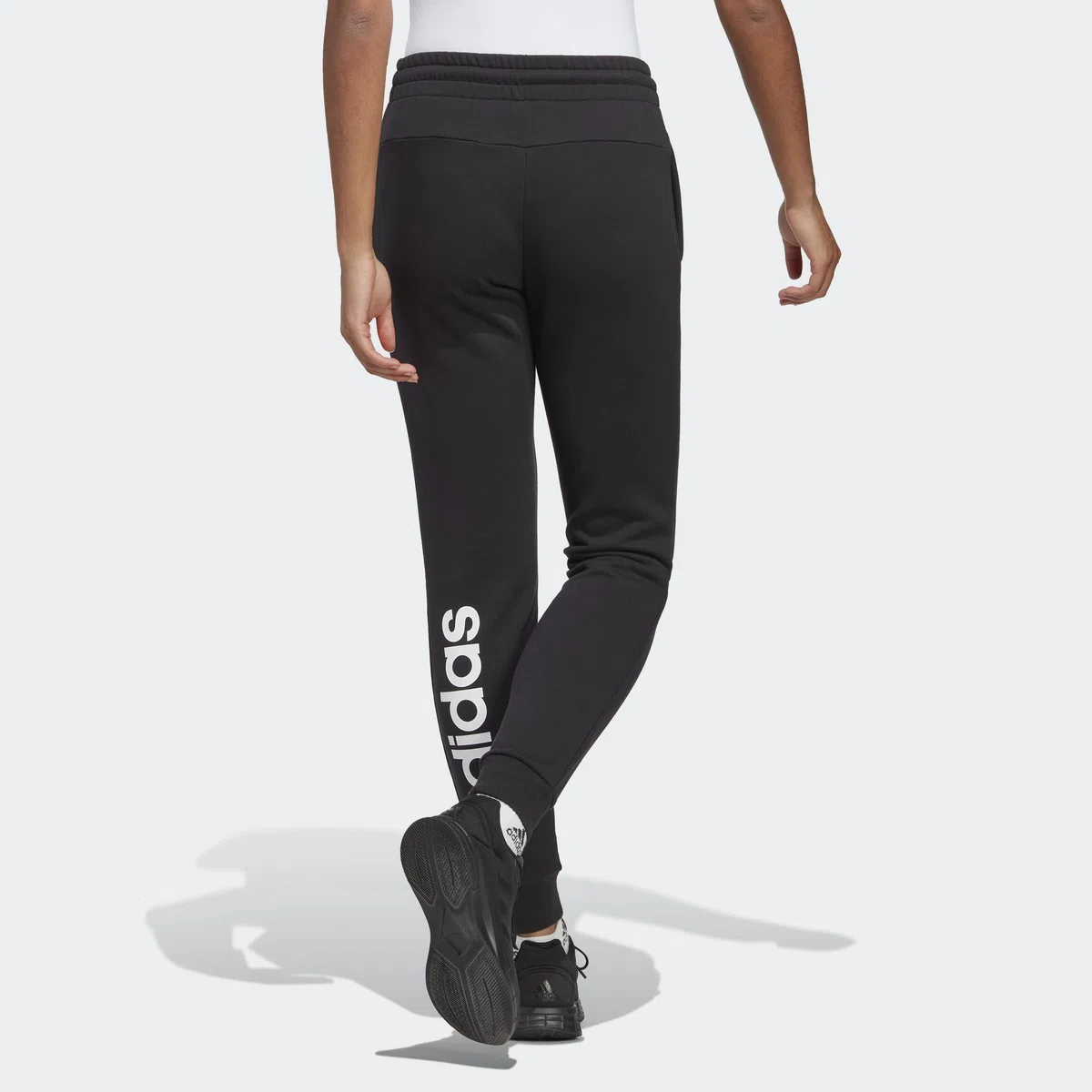Adidas Mujer Essentials Linear French Terry Cuffed Pants