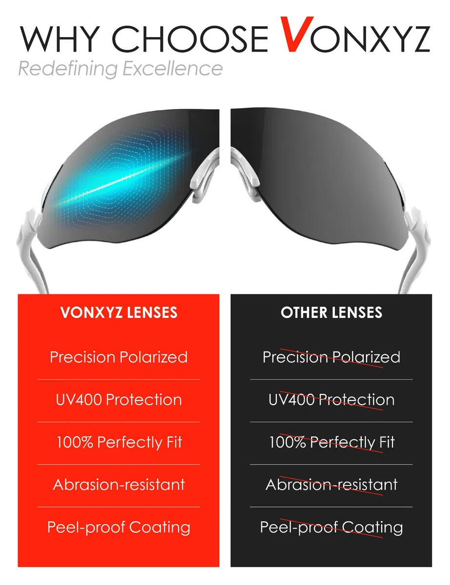 Lentes de repuesto para Arnette Witch Doctor AN4177 Sunglass - Stealth Black Polarizado