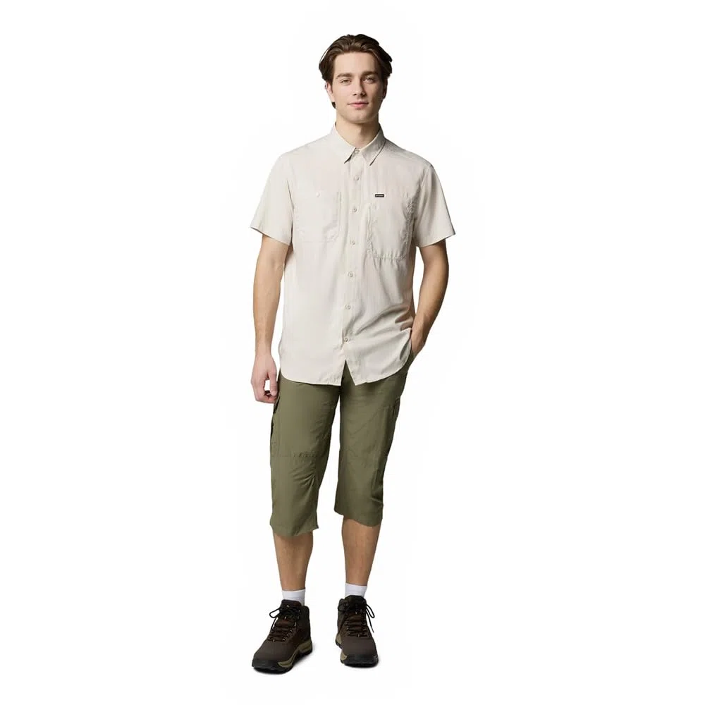 Columbia Silver Ridge II Capri, Pantalones Cortos Capri Para Senderismo Y Trekking para Hombre