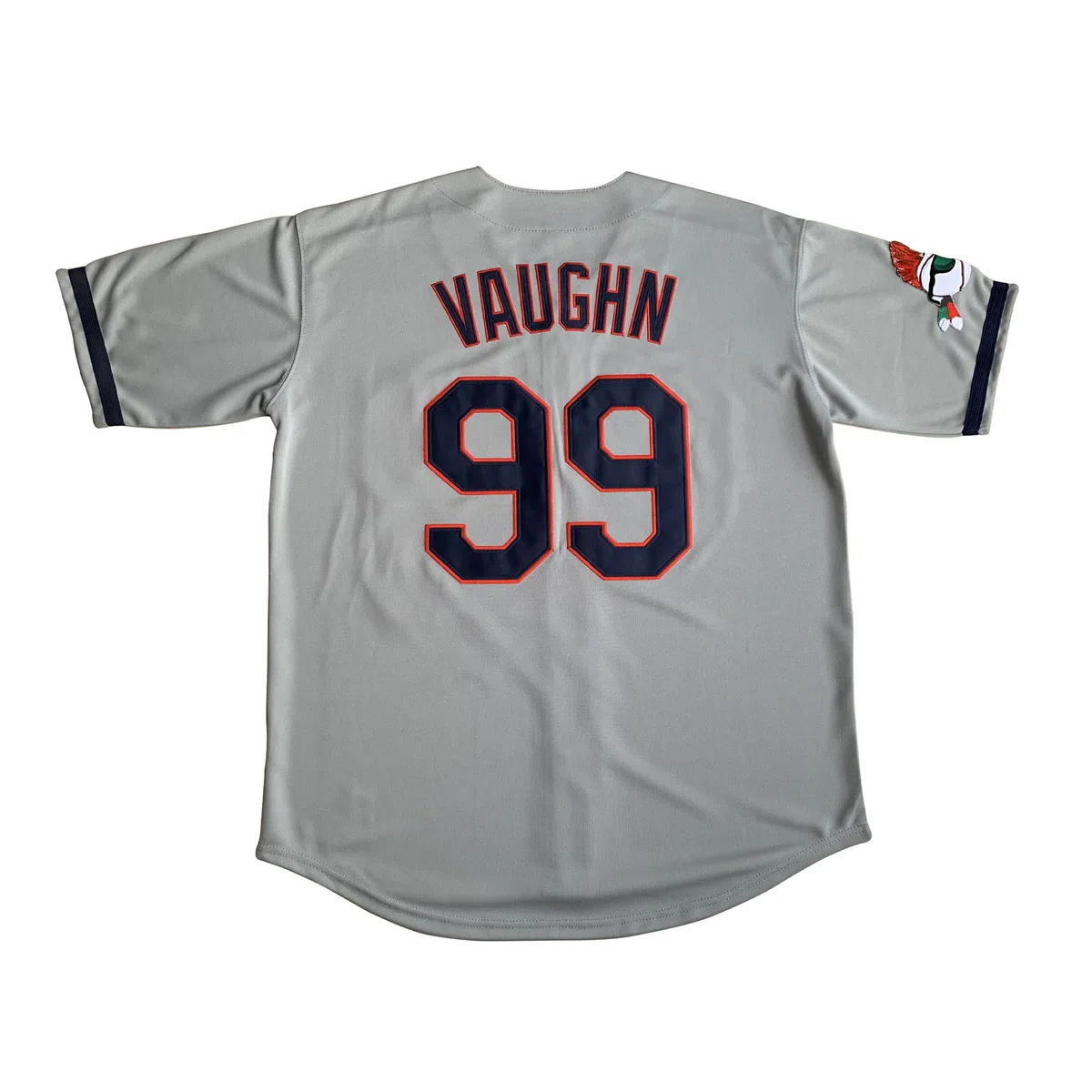 Ricky Vaughn - Camiseta de béisbol para hombre de los años 90, estilo hip hop, cosida, deportiva, para fanáticos del béisbol