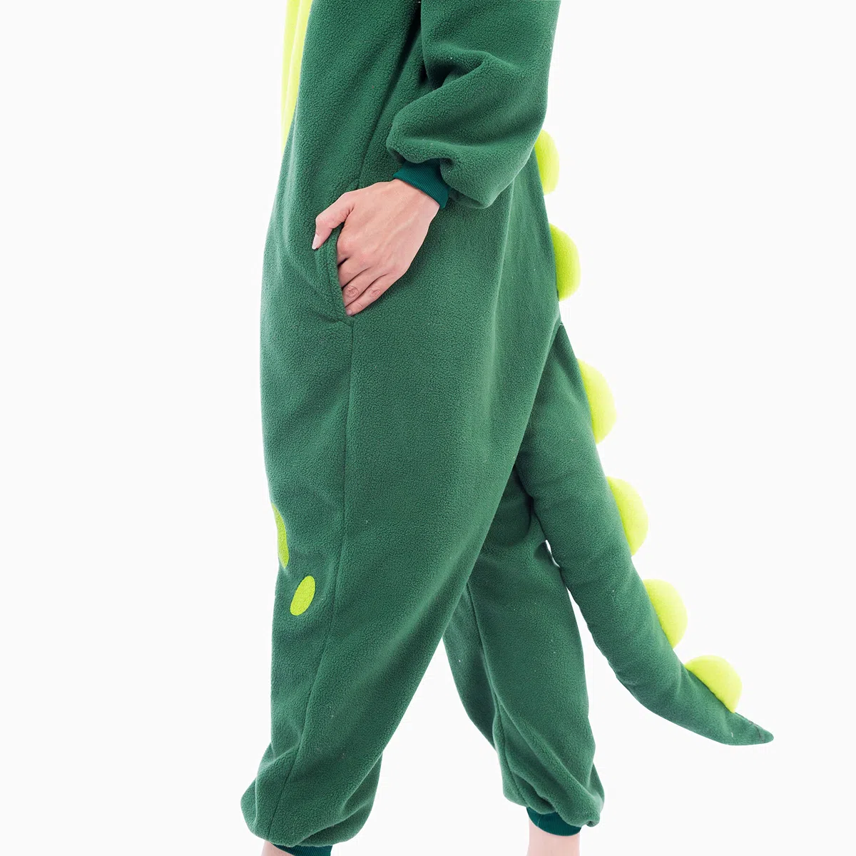 Spooktacular Creations Dinosaurio Pijamas Unisex Felpa Cosplay Halloween Animal Disfraz Onesie Adulto Tamaño