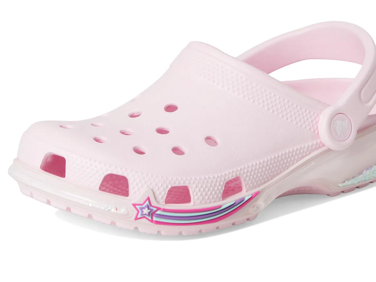 Crocs Classic Star Sparkle Shaker Clog K, Zuecos Unisex niños