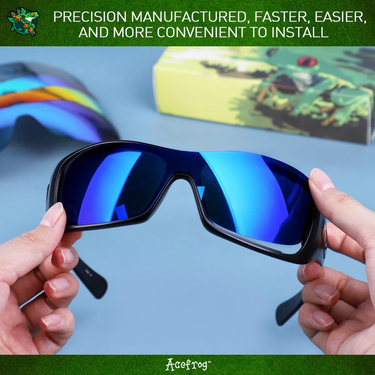 Acefrog 4 lentes de repuesto polarizadas para gafas de sol Oakley Sutro OO9406, ajuste perfecto, inastillables, antiarañazos, paquete económico, lentes polarizados