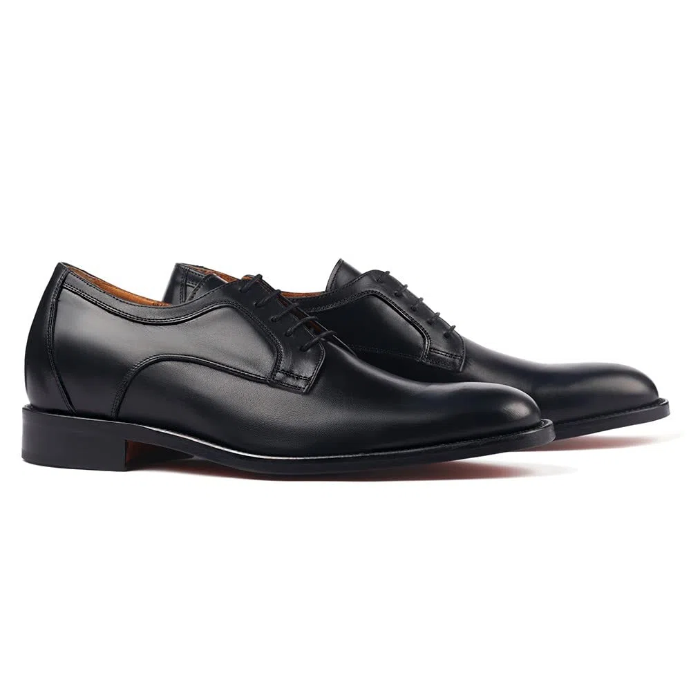 MASALTOS Zapatos de Hombre con Alzas Que Aumentan Altura hasta 7 cm. Fabricados en Piel. Modelo Boston