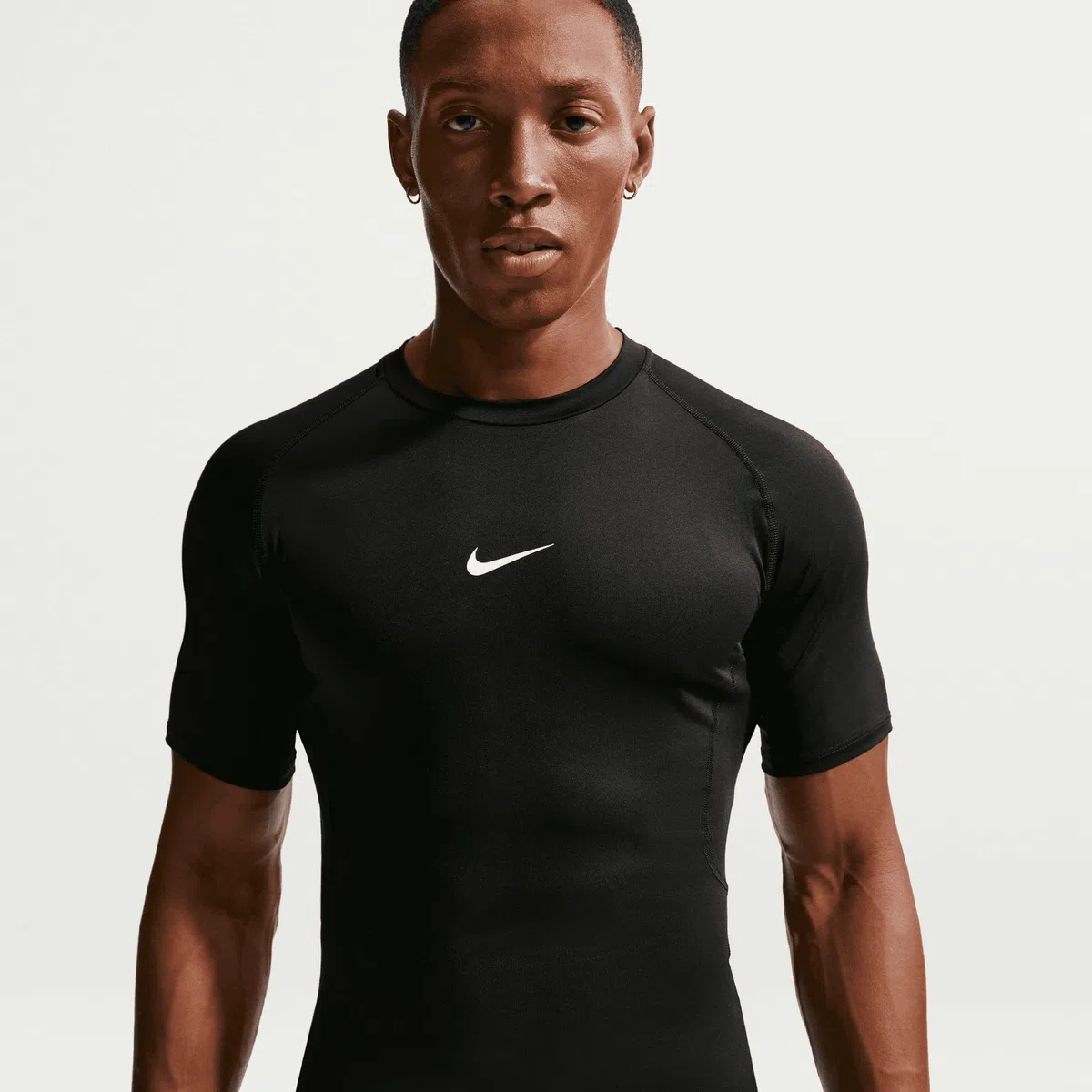 NIKE M NP DF Tight Top SS Camiseta Hombre