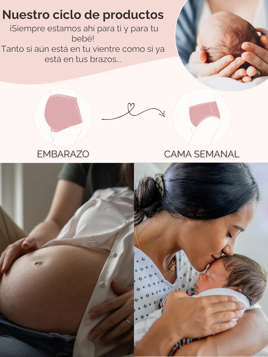 Herzmutter Leggings Premama - Mallas Maternidad Invierno - algodón - Futura Mama - Opaco - Suave - cálidas - Material Caliente - Ropa Premama- 1500 - Negro-Azul-Gris - 1500