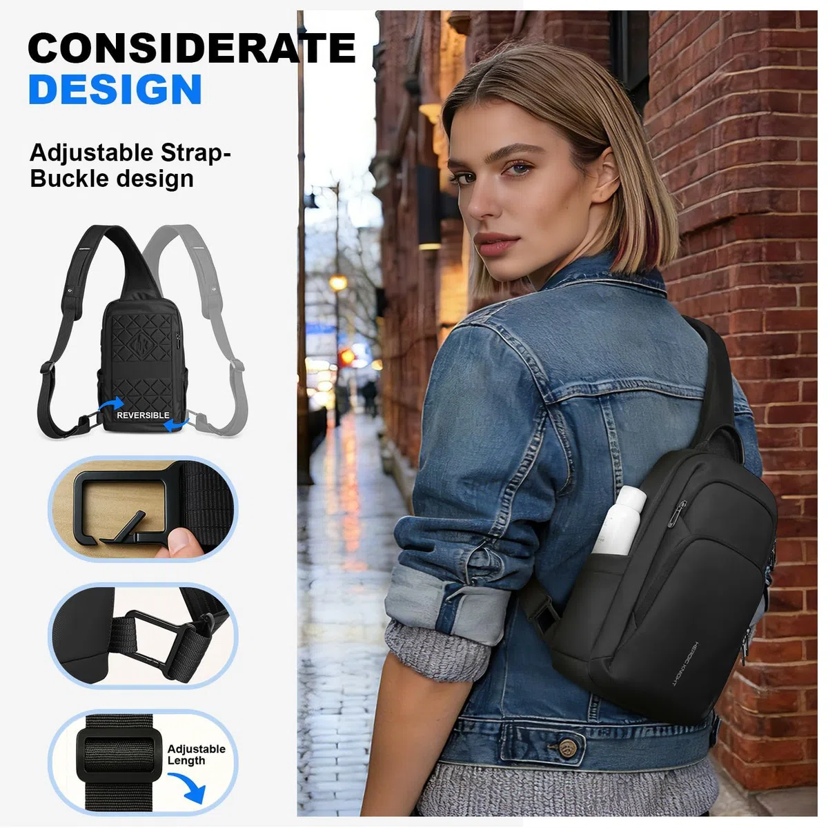hk Bolso Bandolera Hombre